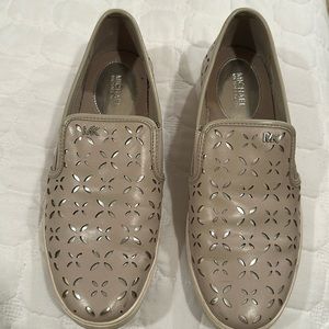 Michael Kors slip on- like new!! Comfortable, stylish and great neutral color
